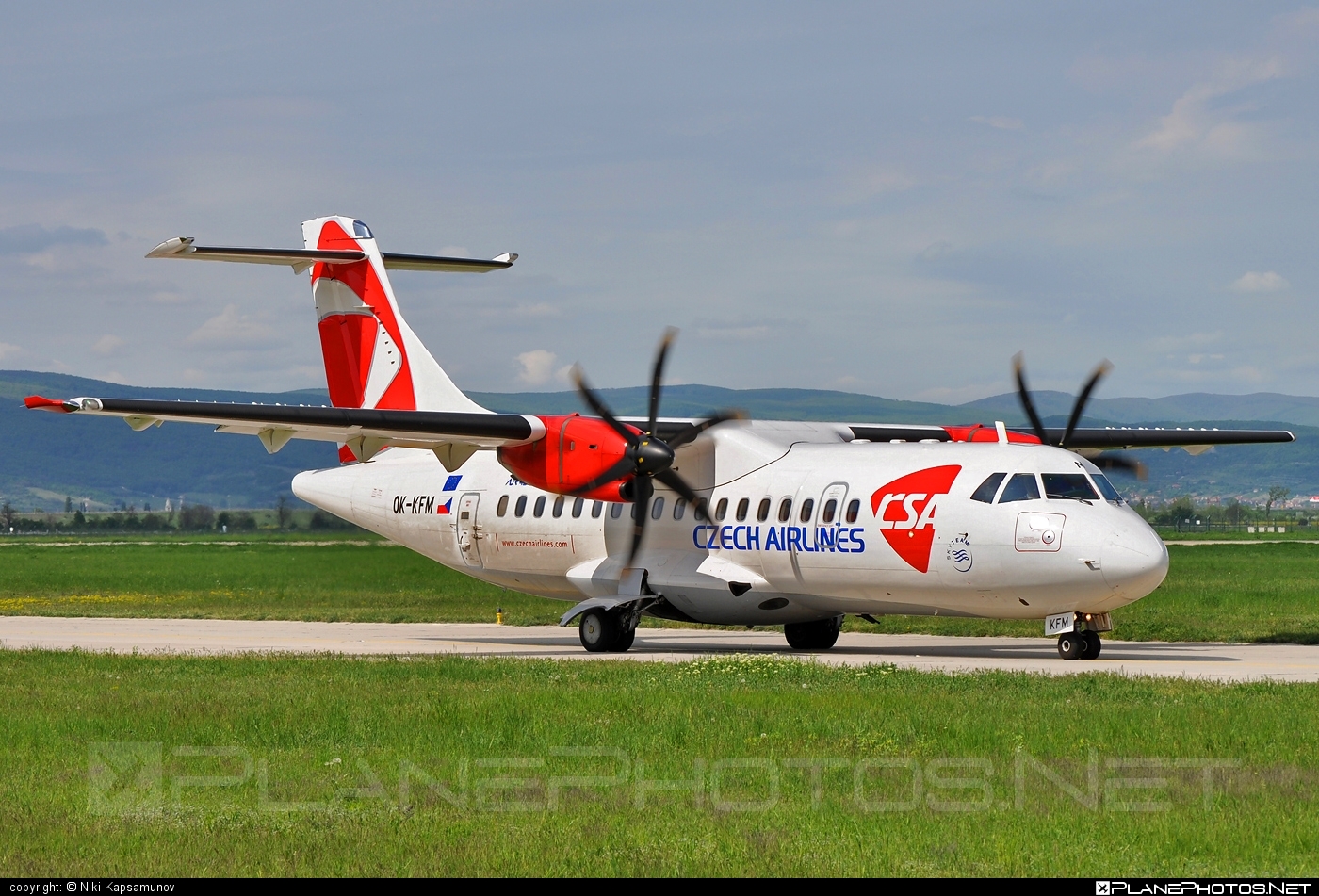 ATR 42-500 - OK-KFM operated by CSA Czech Airlines #atr #atr42 #atr42500 #csa #czechairlines
