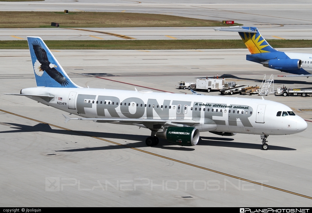 Airbus A320-214 - N204FR operated by Frontier Airlines #a320 #a320family #airbus #airbus320