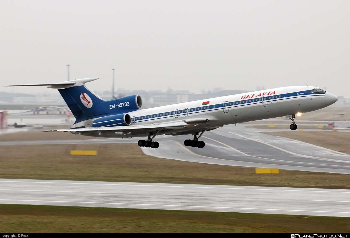 Tupolev Tu-154M - EW-85703 operated by Belavia Belarusian Airlines #belavia #tu154 #tu154m #tupolev