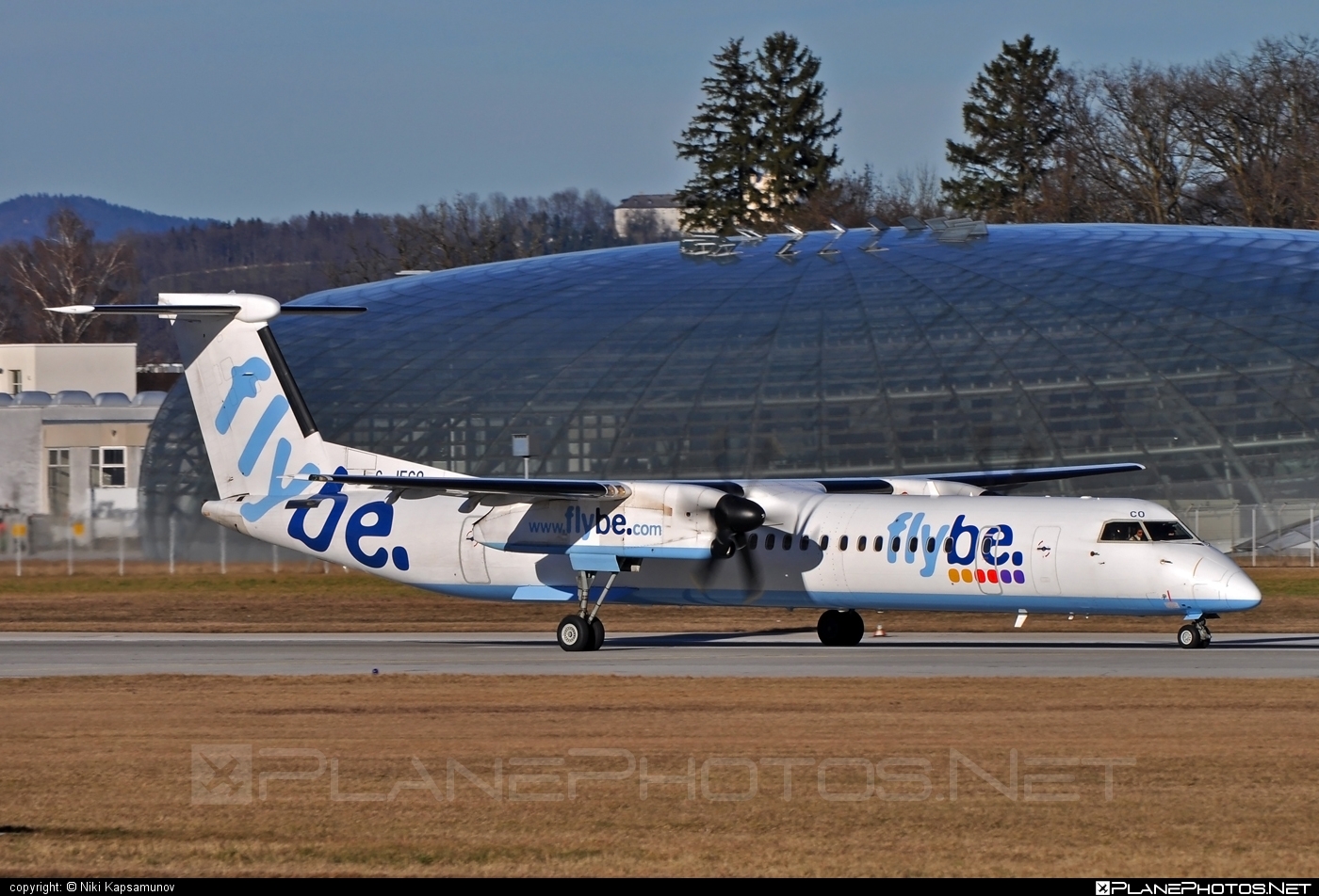 Bombardier DHC-8-Q402 Dash 8 - G-JECO operated by Flybe #bombardier #dash8 #dhc8 #dhc8q402
