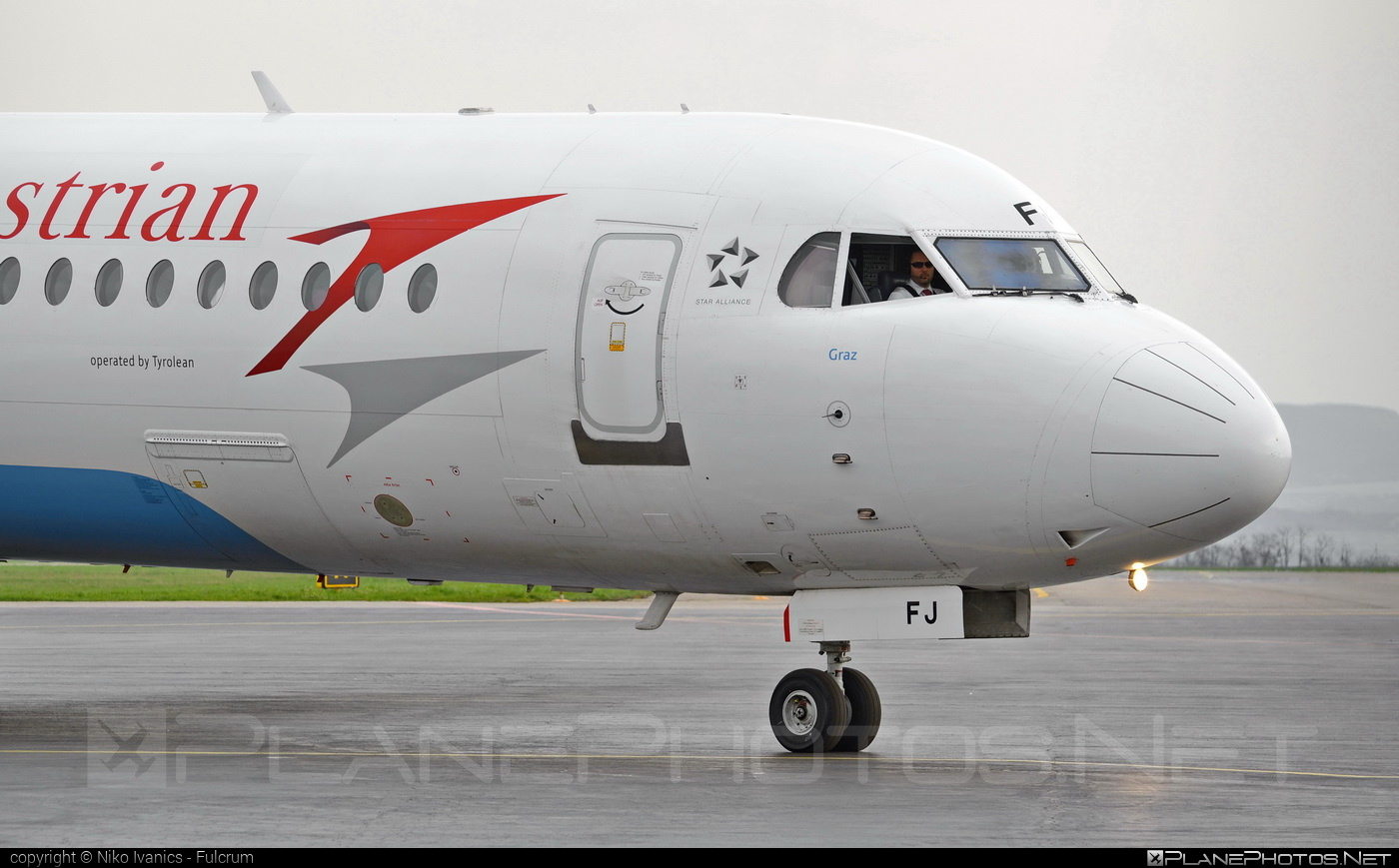 Fokker 70 - OE-LFJ operated by Austrian Airlines #austrian #austrianAirlines #fokker #fokker70