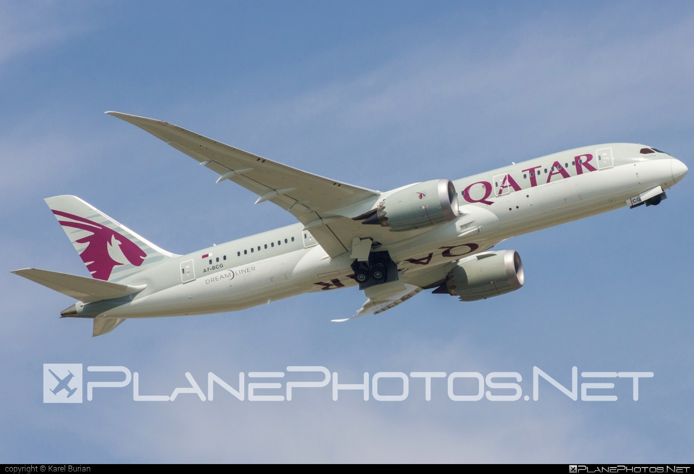 Boeing 787-8 Dreamliner - A7-BCG operated by Qatar Airways #b787 #boeing #boeing787 #dreamliner #qatarairways