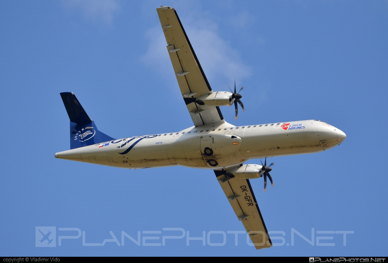 ATR 72-212A - OK-GFR operated by CSA Czech Airlines #atr #atr72 #atr72212a #atr72500 #csa #czechairlines