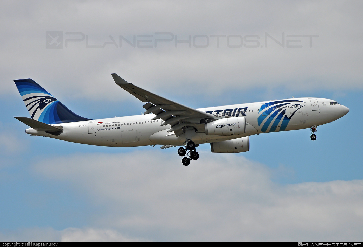Airbus A330-243 - SU-GCH operated by EgyptAir #EgyptAir #a330 #a330family #airbus #airbus330