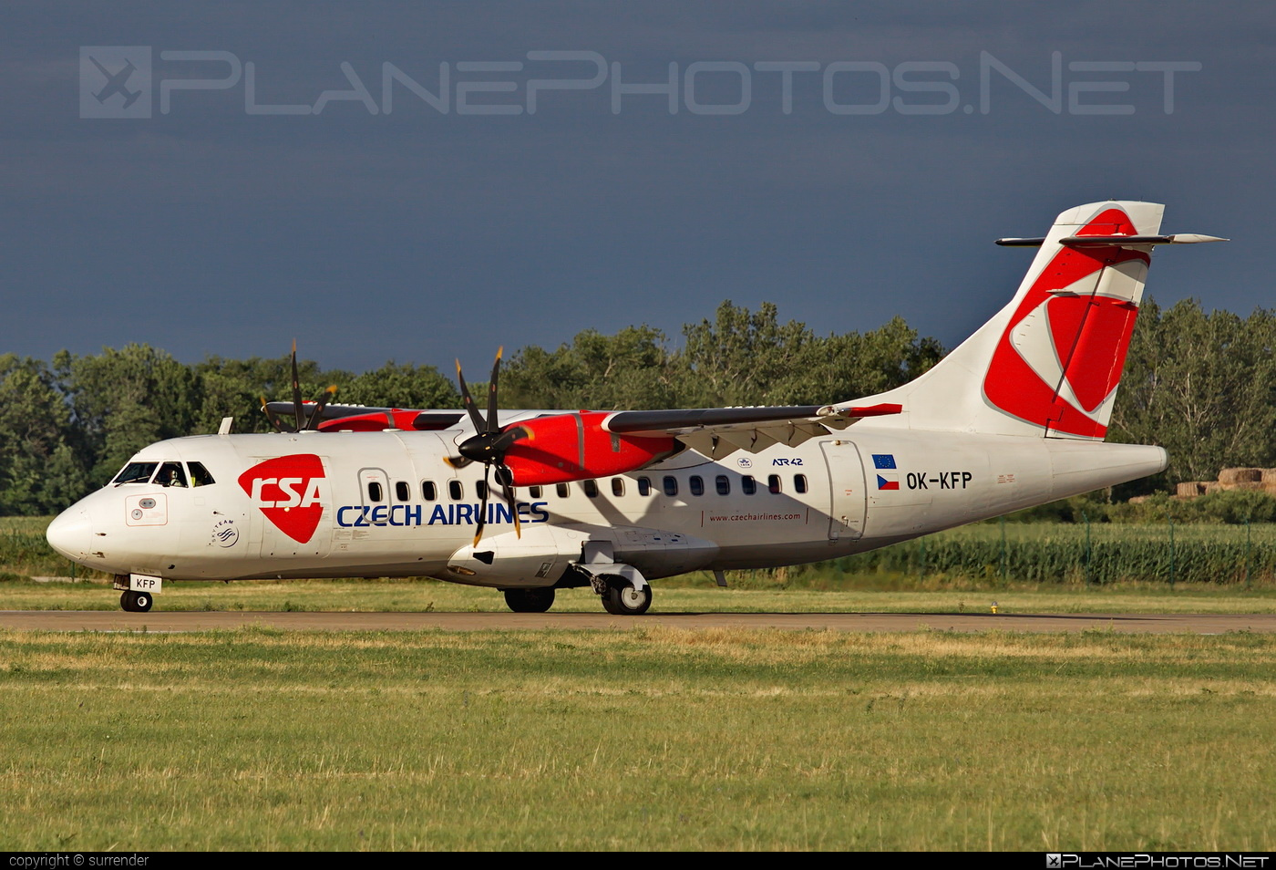ATR 42-500 - OK-KFP operated by CSA Czech Airlines #atr #atr42 #atr42500 #csa #czechairlines