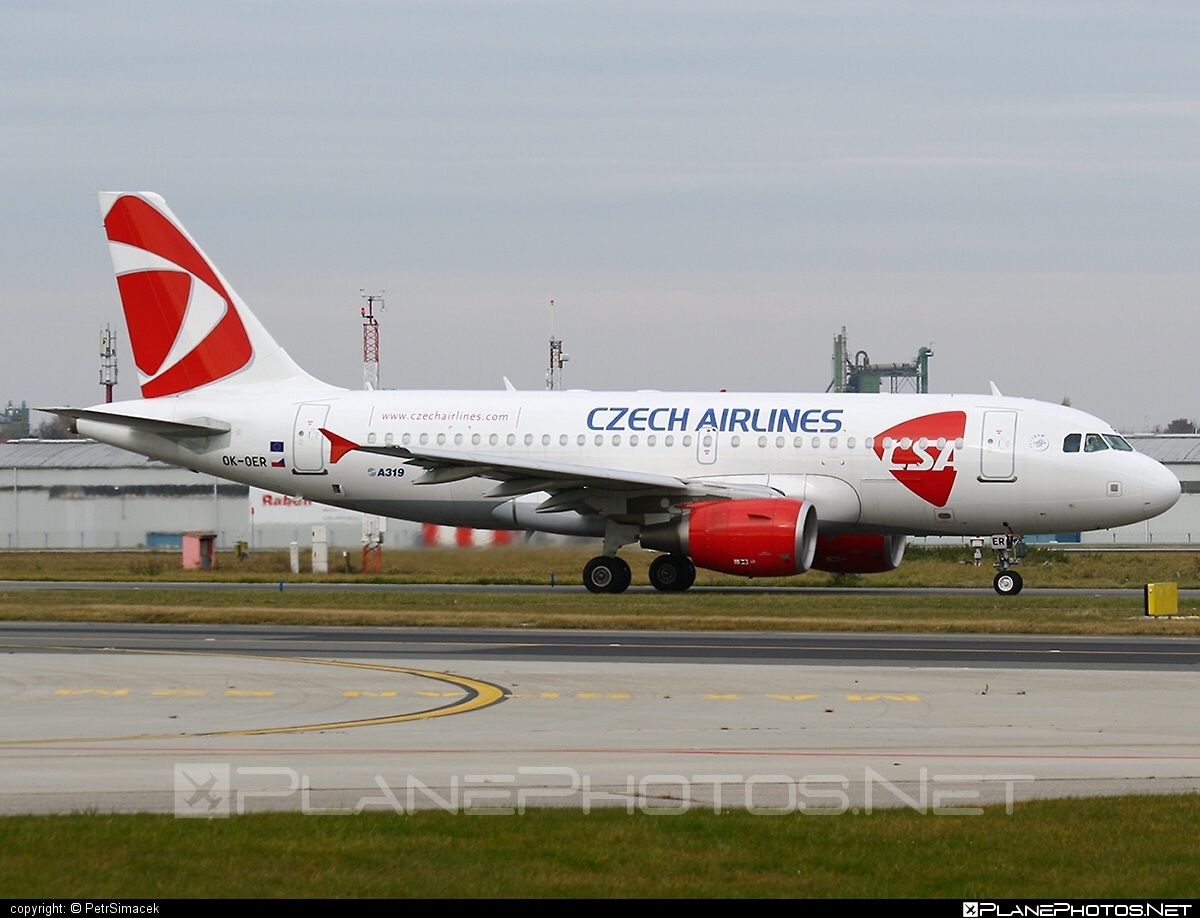 Airbus A319-112 - OK-OER operated by CSA Czech Airlines #a319 #a320family #airbus #airbus319 #csa #czechairlines