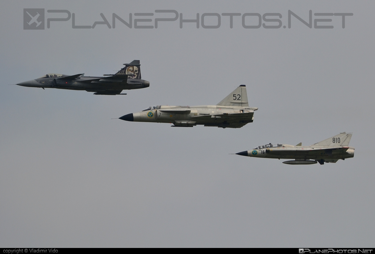 Saab AJSF 37 Viggen - SE-DXN operated by Swedish Air Force Historic Flight #ajsf37 #ajsf37viggen #natodays #natodays2014 #saab #saab37 #saabajsf37 #saabajsf37viggen #saabviggen #viggen