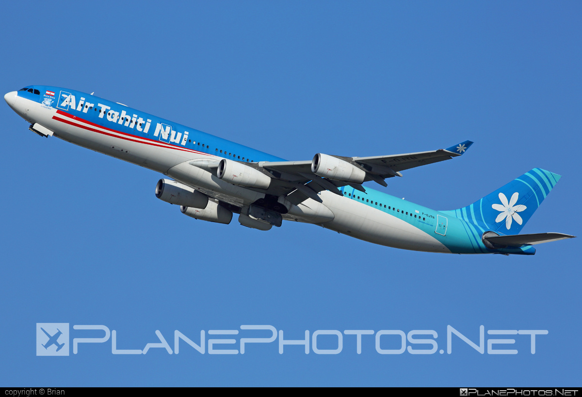 Airbus A340-313E - F-OJTN operated by Air Tahiti Nui #a340 #a340family #airbus #airbus340