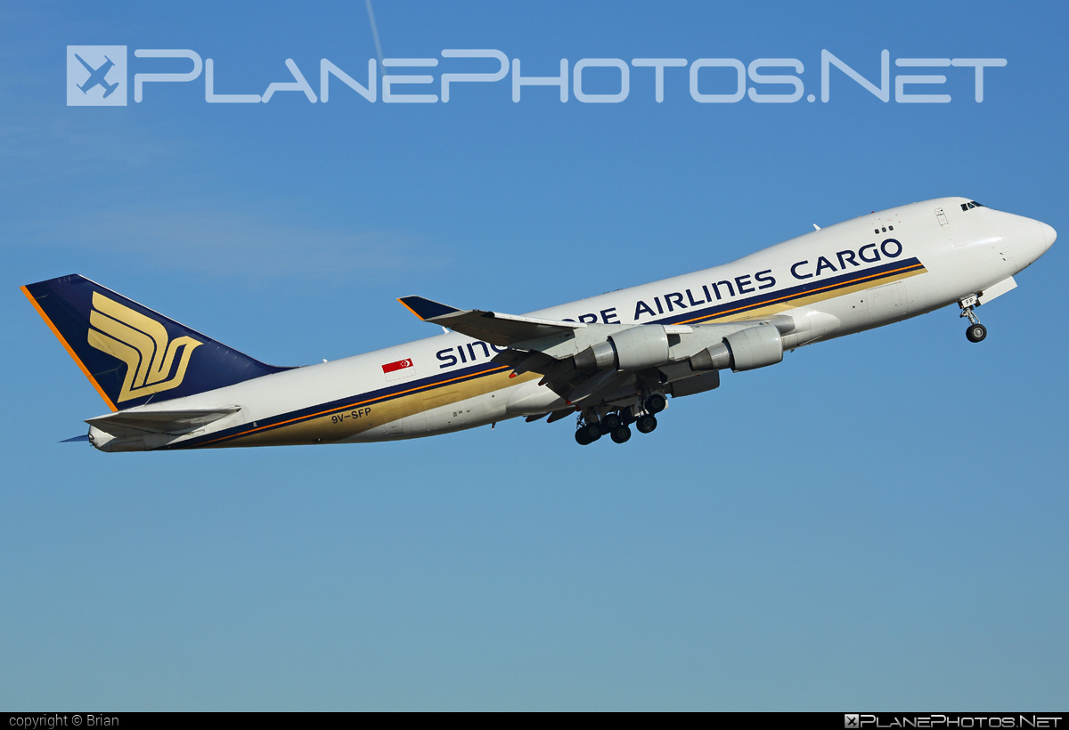 Boeing 747-400F - 9V-SFP operated by Singapore Airlines Cargo #b747 #boeing #boeing747 #jumbo #singaporeairlinescargo