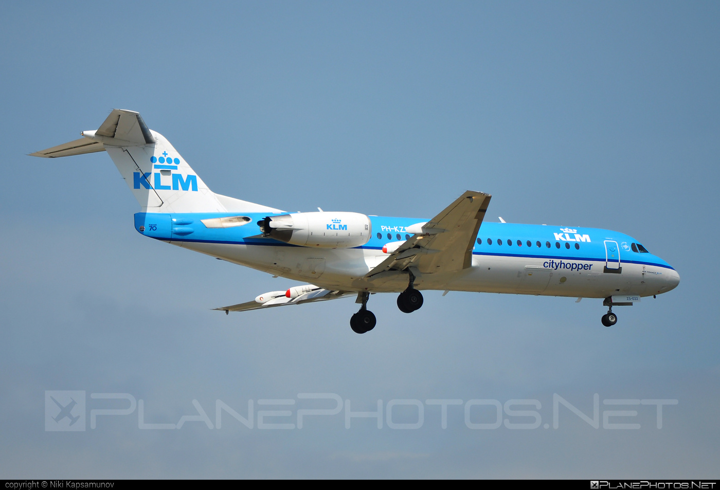 Fokker 70 - PH-KZS operated by KLM Cityhopper #fokker #fokker70 #klm #klmcityhopper