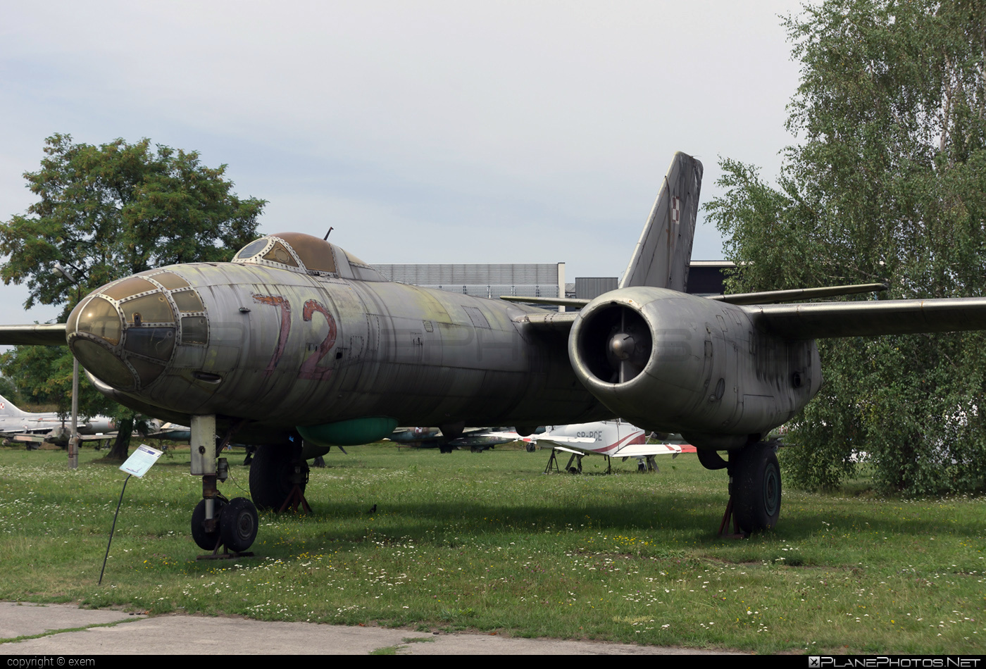 Ilyushin Il-28R - 72 operated by Siły Powietrzne Rzeczypospolitej Polskiej (Polish Air Force) #il28 #il28r #ilyushin #polishairforce #silypowietrzne