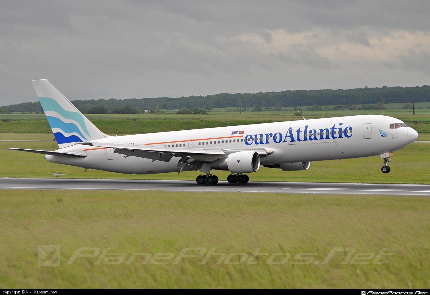 Boeing 767-300ER - CS-TFS operated by euroAtlantic Airways #b767 #b767er #boeing #boeing767 #euroatlantic #euroatlanticairways