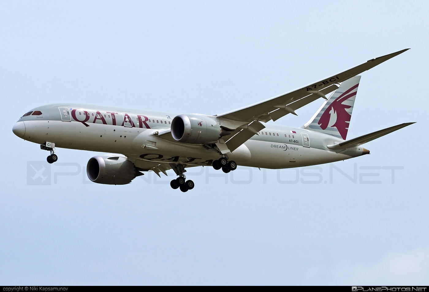 Boeing 787-8 Dreamliner - A7-BCI operated by Qatar Airways #b787 #boeing #boeing787 #dreamliner #qatarairways