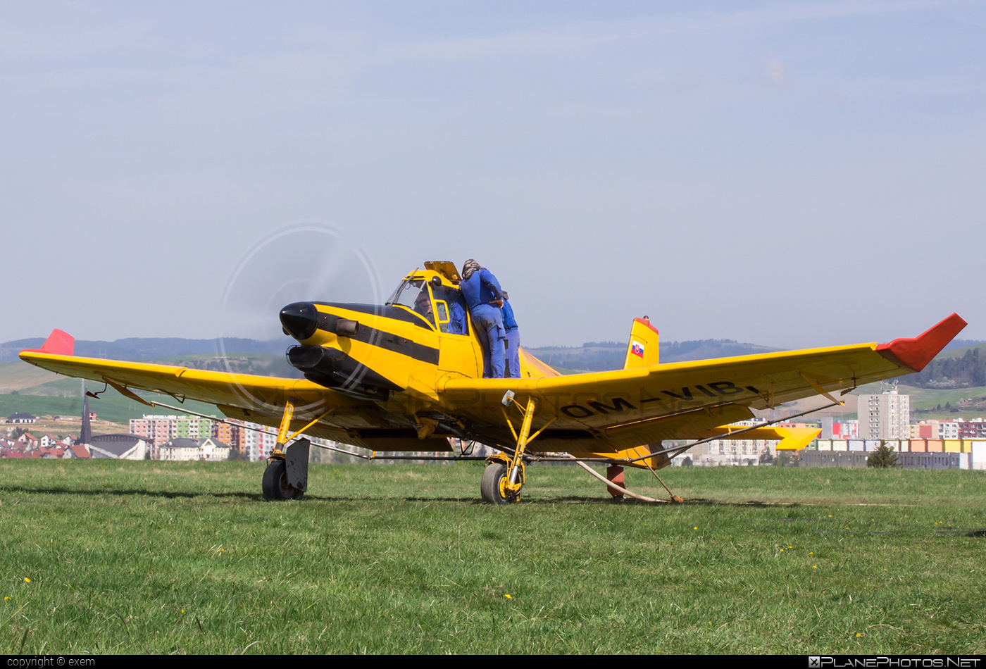 Zlin Z-137T Agro Turbo - OM-VIB operated by AERO SLOVAKIA #aeroslovakia #agroturbo #z137t #zlin #zlin137agroturbo #zlin137t