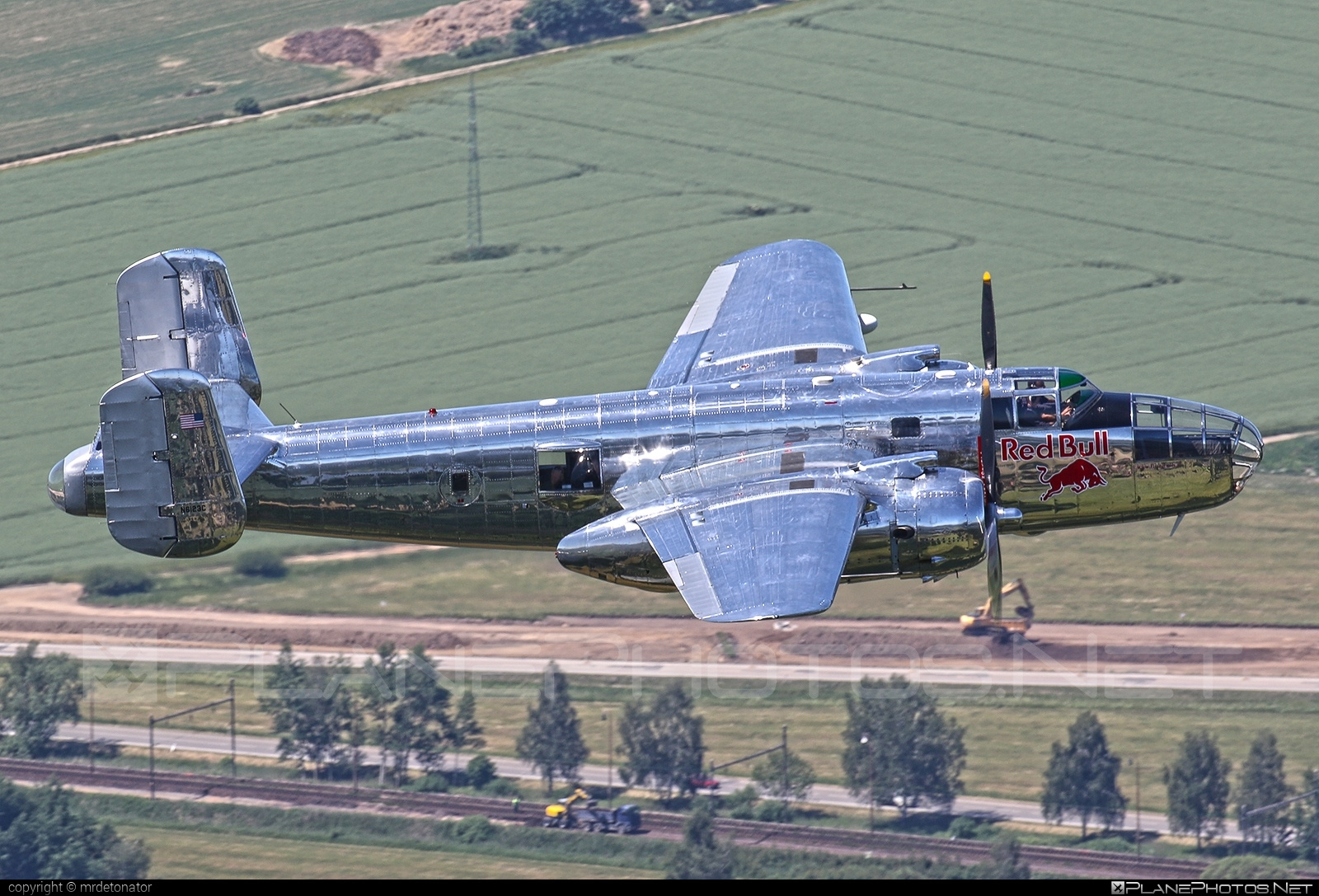 North American B-25J Mitchell - N6123C operated by The Flying Bulls #b25 #b25j #b25mitchell #northamerican #theflyingbulls