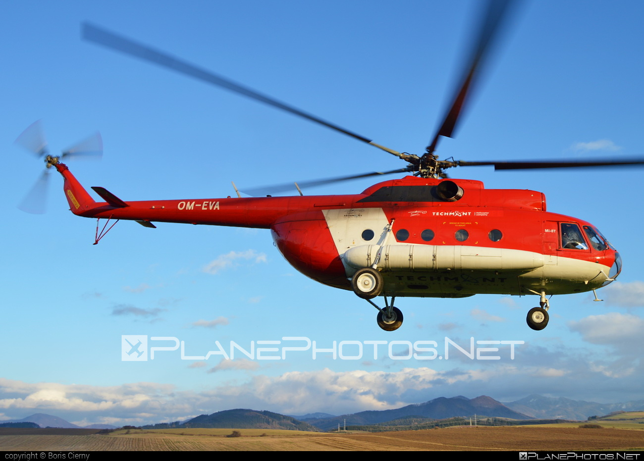 Mil Mi-8T - OM-EVA operated by TECH-MONT Helicopter company #mi8 #mi8t #mil #milhelicopters #milmi8 #milmi8t