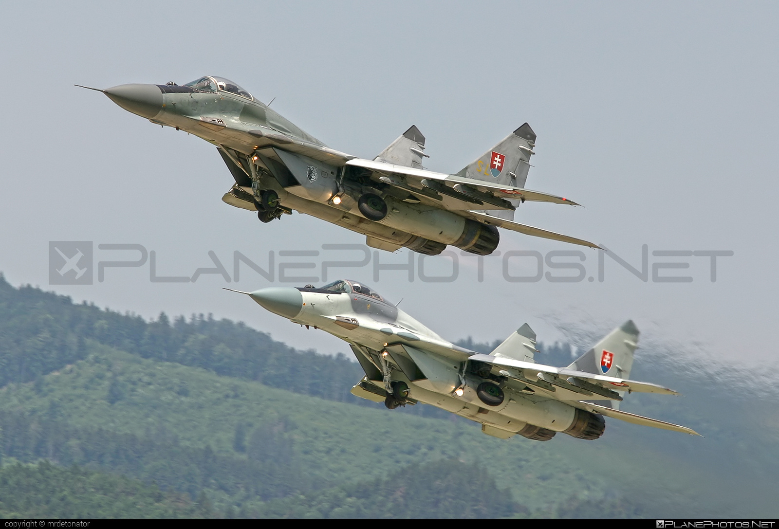 Mikoyan-Gurevich MiG-29AS - 6425 operated by Vzdušné sily OS SR (Slovak Air Force) #mig #mig29 #mig29as #mikoyangurevich #slovakairforce #vzdusnesilyossr