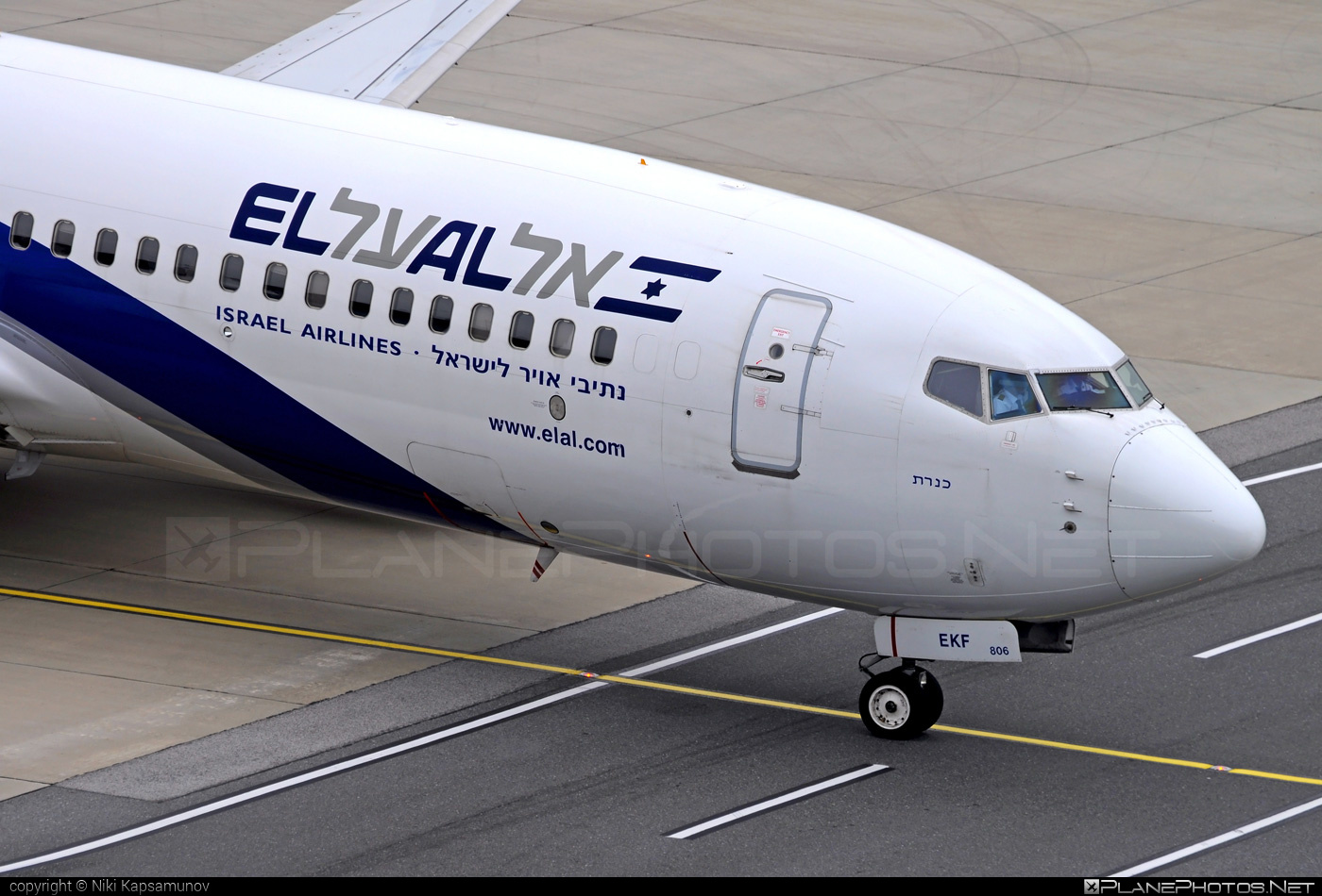 Boeing 737-800 - 4X-EKF operated by El Al Israel Airlines #b737 #b737nextgen #b737ng #boeing #boeing737 #elal #elalisraelairlines #israelairlines
