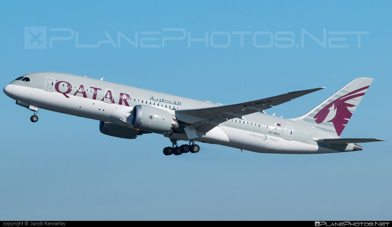 Boeing 787-8 Dreamliner - A7-BCJ operated by Qatar Airways #b787 #boeing #boeing787 #dreamliner #qatarairways