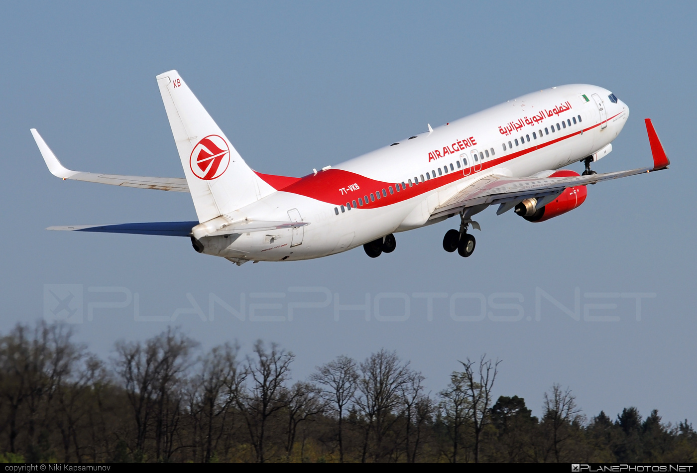 Boeing 737-800 - 7T-VKB operated by Air Algerie #airAlgerie #b737 #b737nextgen #b737ng #boeing #boeing737