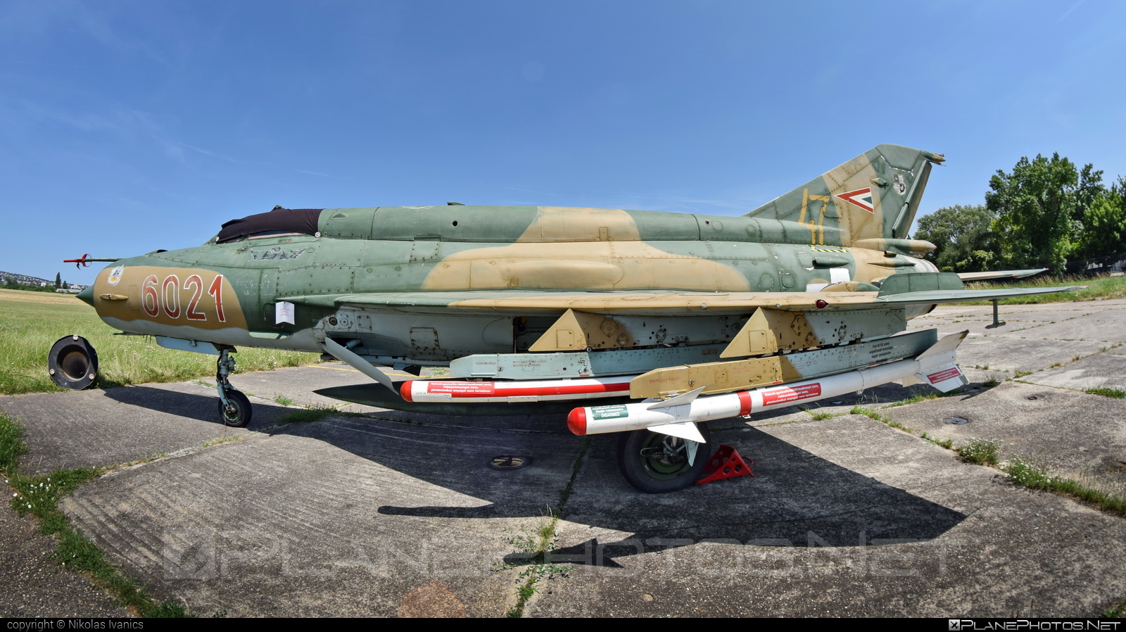 Mikoyan-Gurevich MiG-21bis - 6021 operated by Magyar Légierő (Hungarian Air Force) #hungarianairforce #magyarlegiero #mig #mig21 #mig21bis #mikoyangurevich