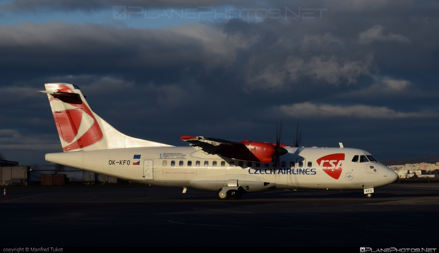 ATR 42-500 - OK-KFO operated by CSA Czech Airlines #atr #atr42 #atr42500 #csa #czechairlines