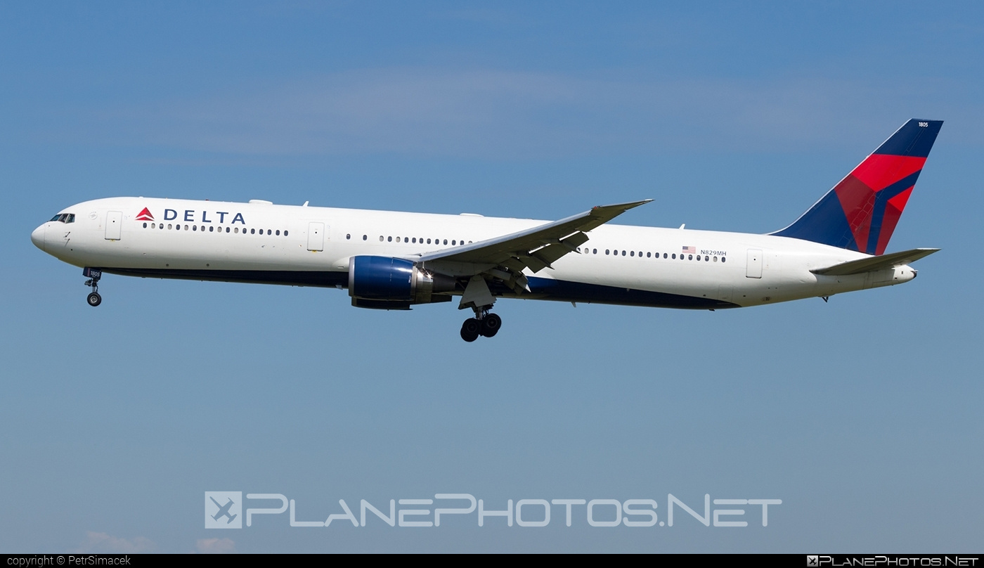 Boeing 767-400ER - N829MH operated by Delta Air Lines #b767 #b767er #boeing #boeing767 #deltaairlines