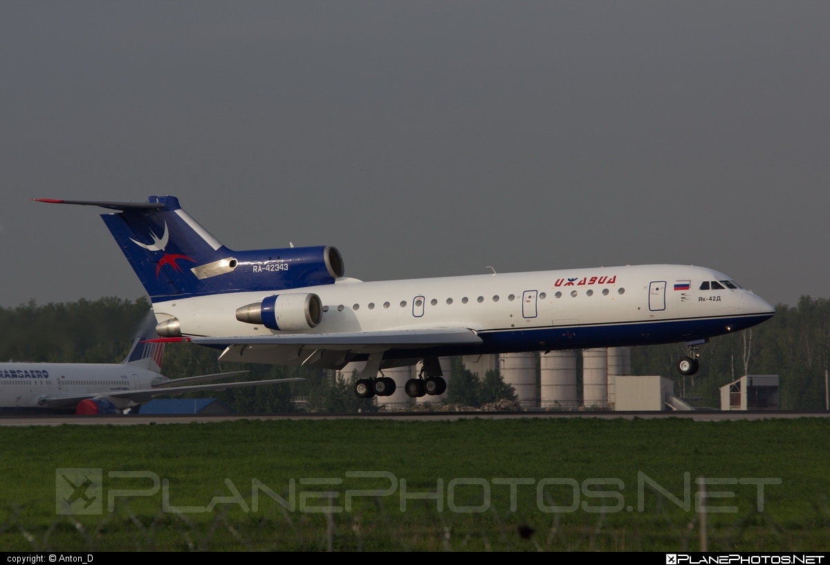 Yakovlev Yak-42D - RA-42343 operated by Izhavia #yak #yak42 #yak42d #yakovlev