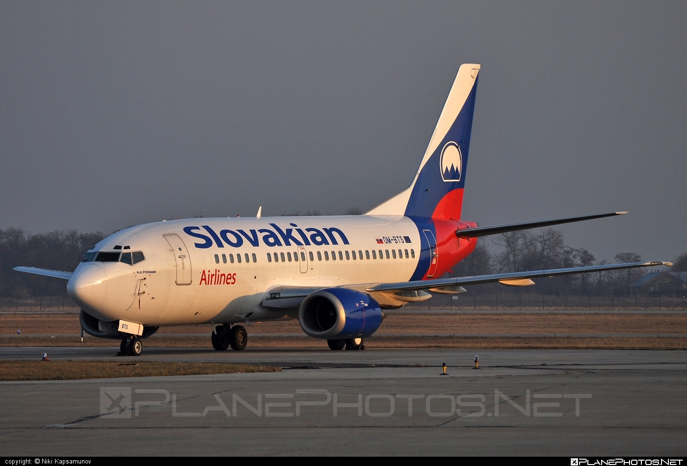 Boeing 737-500 - OM-BTS operated by Slovakian Airlines #b737 #boeing #boeing737