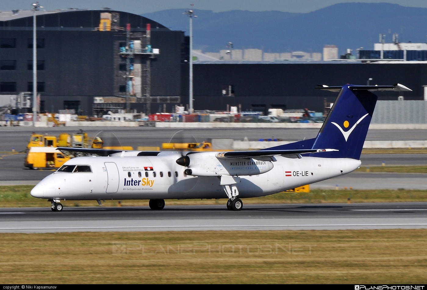 Bombardier DHC-8-Q315 Dash 8 - OE-LIE operated by InterSky #bombardier