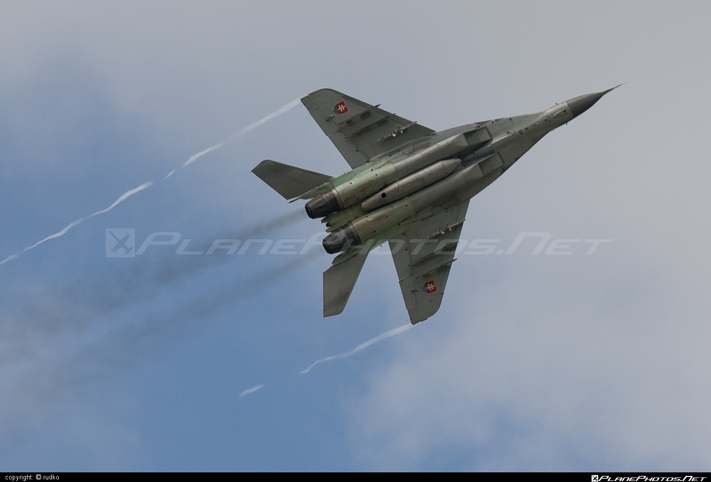Mikoyan-Gurevich MiG-29AS - 6124 operated by Vzdušné sily OS SR (Slovak Air Force) #mig #mig29 #mig29as #mikoyangurevich #slovakairforce #vzdusnesilyossr