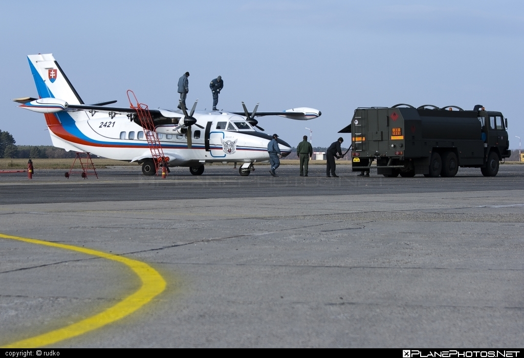Let L-410UVP-E Turbolet - 2421 operated by Vzdušné sily OS SR (Slovak Air Force) #L410 #L410Turbolet #L410uvpe #L410uvpeTurbolet #let #slovakairforce #turbolet #vzdusnesilyossr