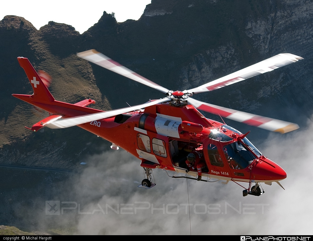 AgustaWestland AW109SP - HB-ZRQ operated by REGA - Swiss Air Ambulance #a109 #agustawestland #aw109 #aw109sp