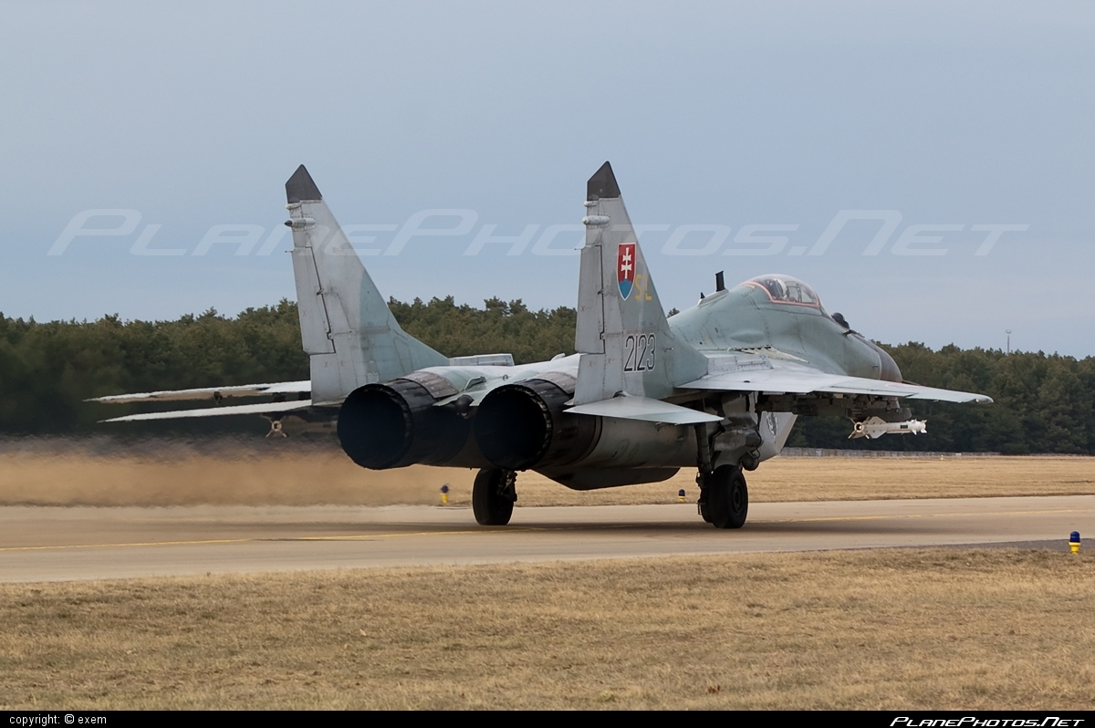 Mikoyan-Gurevich MiG-29AS - 2123 operated by Vzdušné sily OS SR (Slovak Air Force) #mig #mig29 #mig29as #mikoyangurevich #slovakairforce #vzdusnesilyossr