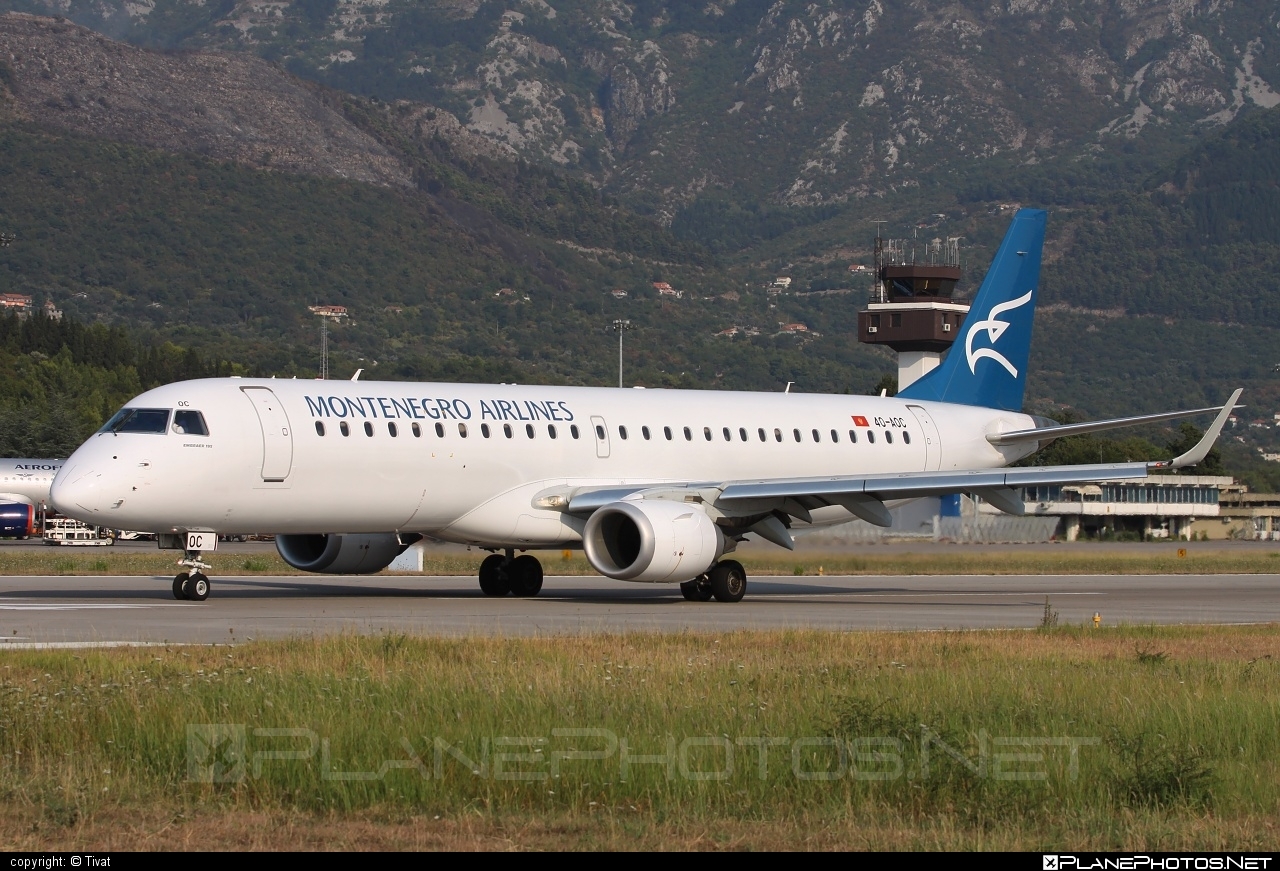 Embraer E195LR (ERJ-190-200LR) - 4O-AOC operated by Montenegro Airlines #e190 #e190200 #e190200lr #e195lr #embraer #embraer190200lr #embraer195 #embraer195lr