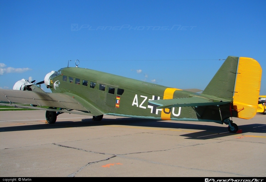 Junkers Ju-52/3m - F-AZJU operated by Private operator #ju52 #ju523m #junkers #junkers52 #junkersju52