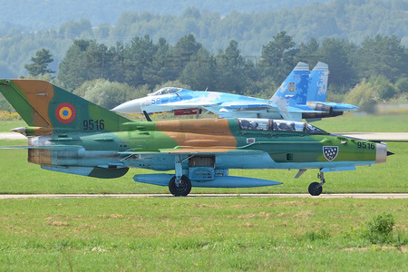 Mikoyan-Gurevich MiG-21UM - 9516 operated by Forţele Aeriene Române (Romanian Air Force)