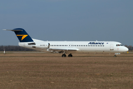Fokker 100 - VH-FKG operated by Alliance Airlines