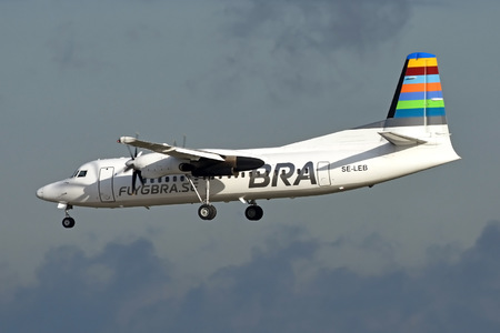 Fokker 50 - SE-LEB operated by Braathens Regional Airlines