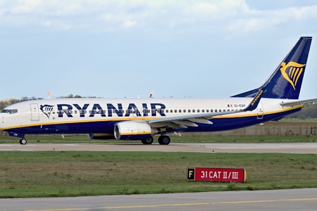 Boeing 737-800 - EI-EBP operated by Ryanair