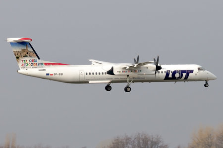 Bombardier DHC-8-Q402 Dash 8 - SP-EQI operated by LOT Polish Airlines