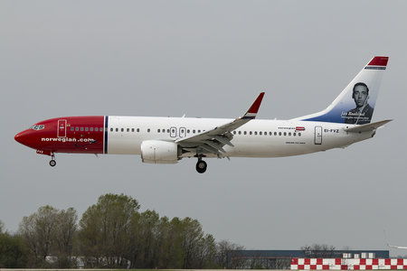 Boeing 737-800 - EI-FVZ operated by Norwegian Air International