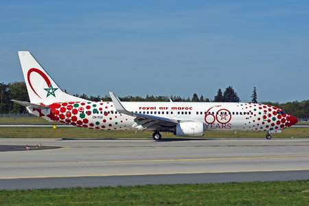 Boeing 737-800 - CN-RGV operated by Royal Air Maroc (RAM)