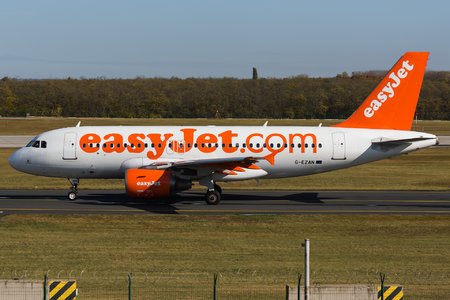 Airbus A319-111 - G-EZAN operated by easyJet