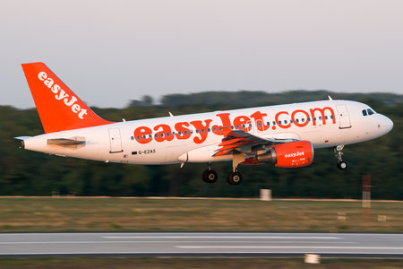Airbus A319-111 - G-EZAS operated by easyJet