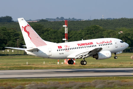 Boeing 737-600 - TS-IOL operated by Tunisair