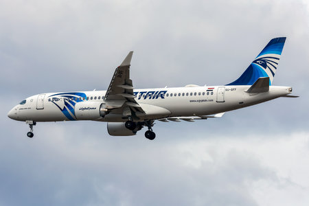 Airbus A220-300 - SU-GFF operated by EgyptAir