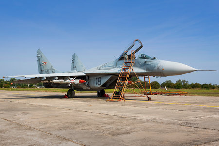Mikoyan-Gurevich MiG-29B - 18 operated by Magyar Légierő (Hungarian Air Force)