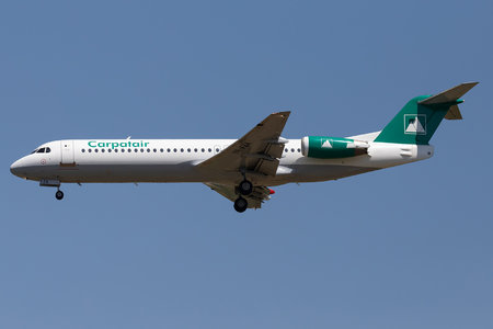 Fokker 100 - YR-FZA operated by Carpatair