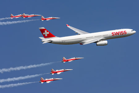 Airbus A330-343 - HB-JHN operated by Swiss International Air Lines